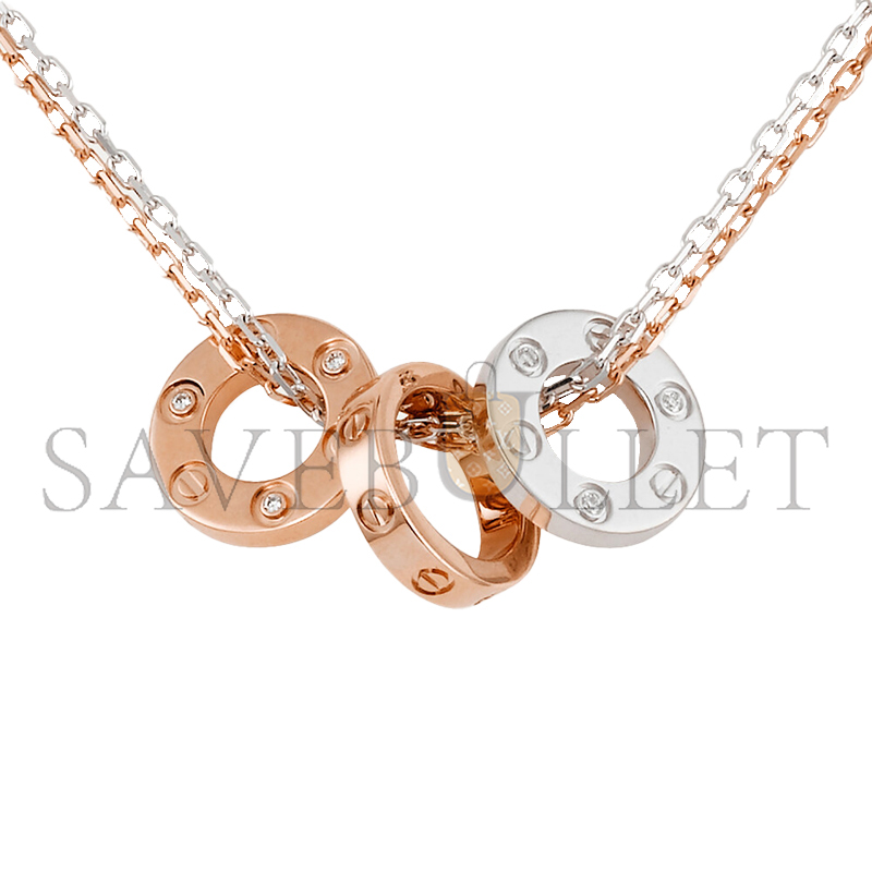 CARTIER LOVE NECKLACE, 6 DIAMONDS B7219700